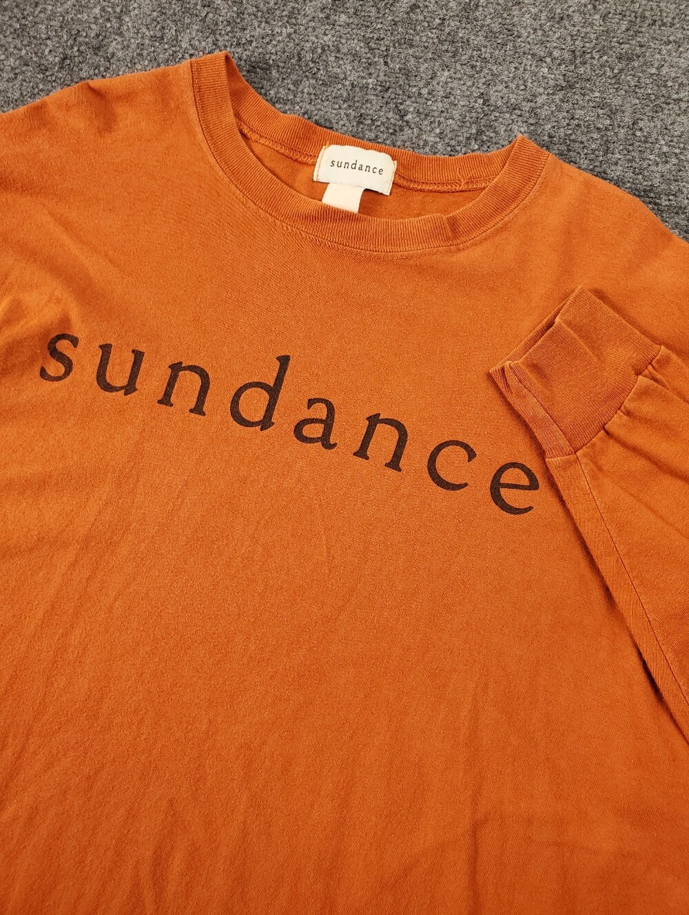 Vintage 90s Sundance Film Festival T Shirt XL Long Sleeve Spellout Logo Crewneck